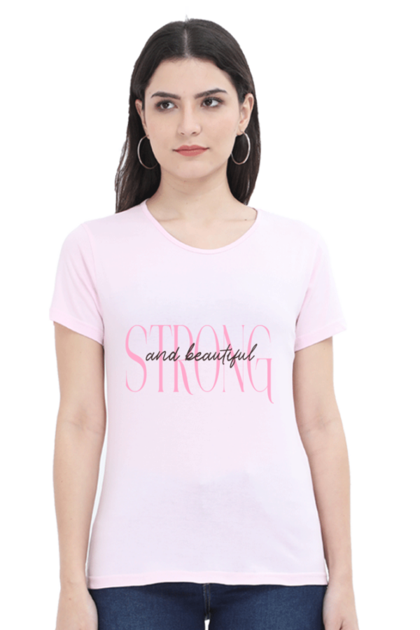 Trendy Typography Printed Cotton T-Shirt for Women