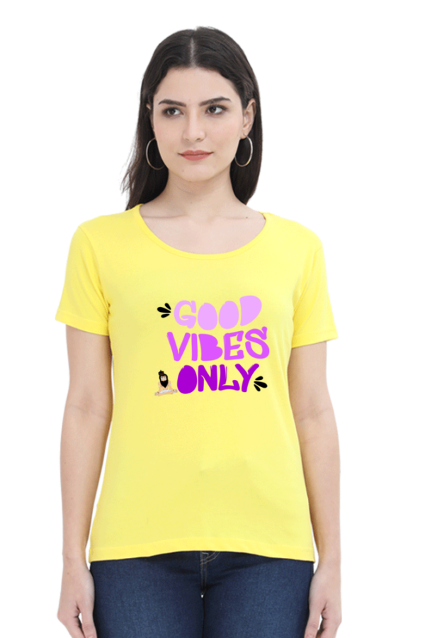 Stylish Trendy Women's Cotton T-Shirt with a Vibrant Print - Image 4