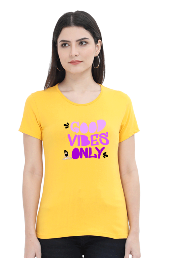 Stylish Trendy Women's Cotton T-Shirt with a Vibrant Print - Image 3