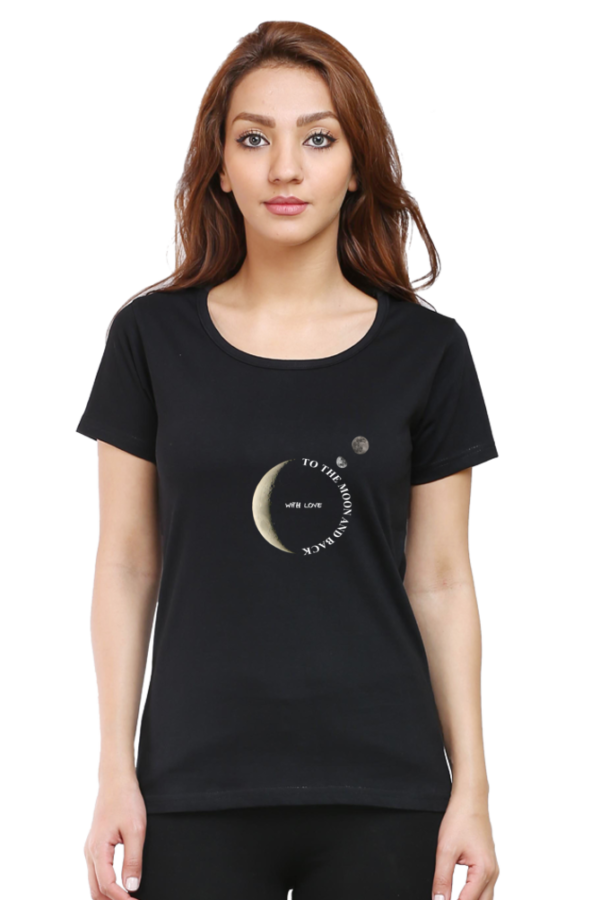 Stylish Women's Cotton T-Shirt with Eyecatching Unique Design