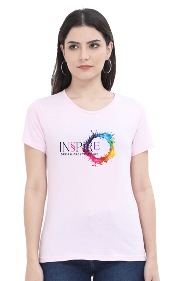 Stylish Women's Cotton T-Shirt with a Unique Design - Image 2