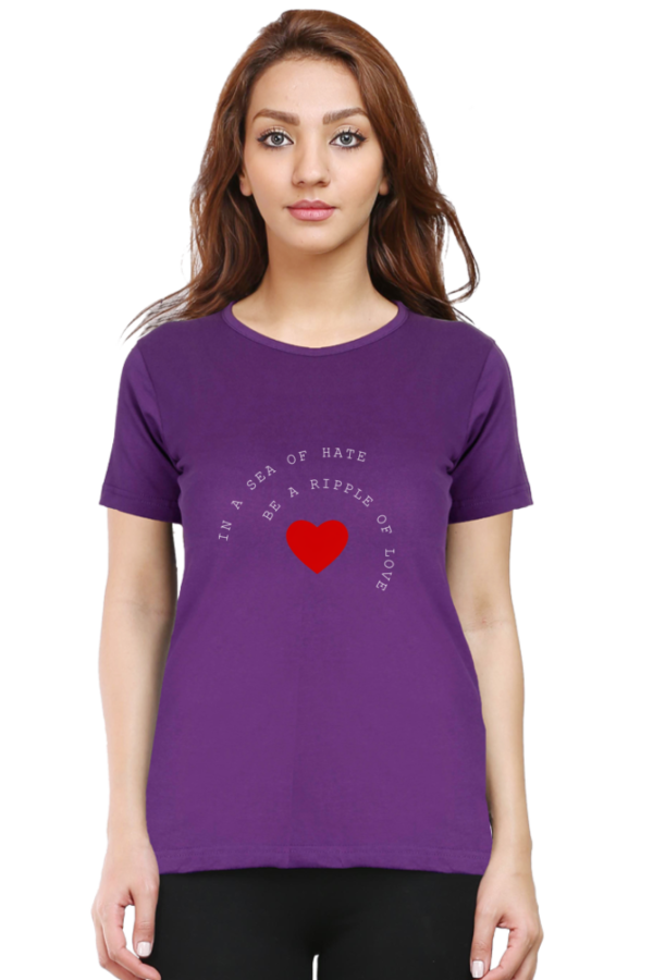 Trendy Cotton T-Shirt with Bold Typography Print - Image 6