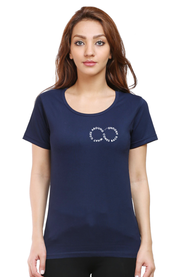 Stylish Women's Cotton T-Shirt with a Vibrant Print - Image 5