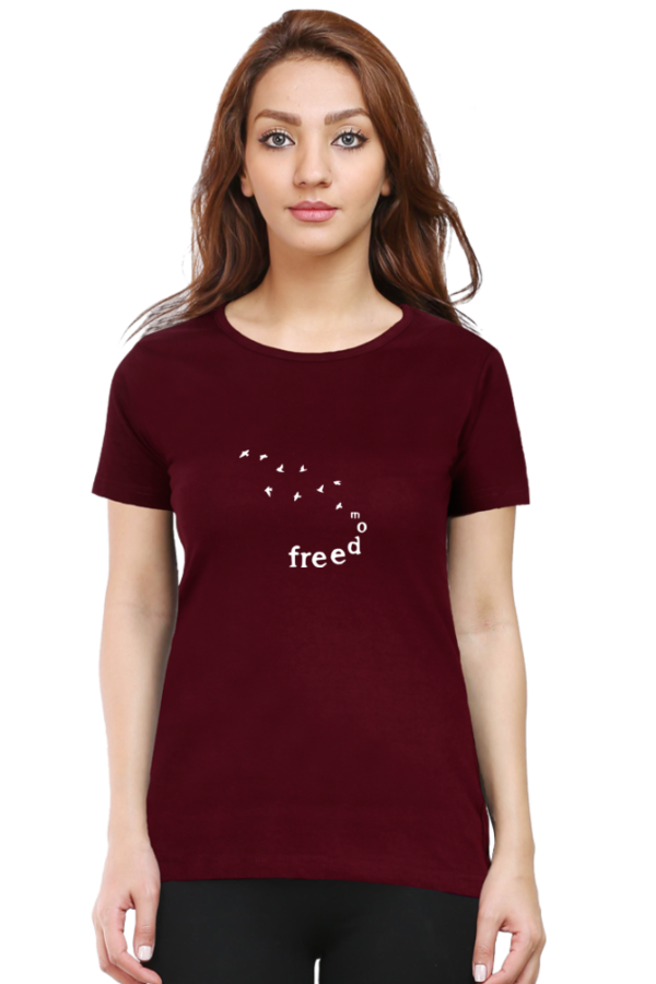 Printed Cotton T-Shirt for Women with a unique design