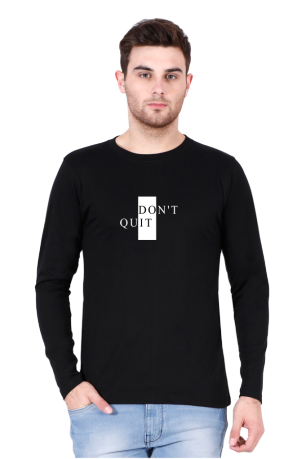 Fullsleeve Tee for Men with a bold message - Image 2