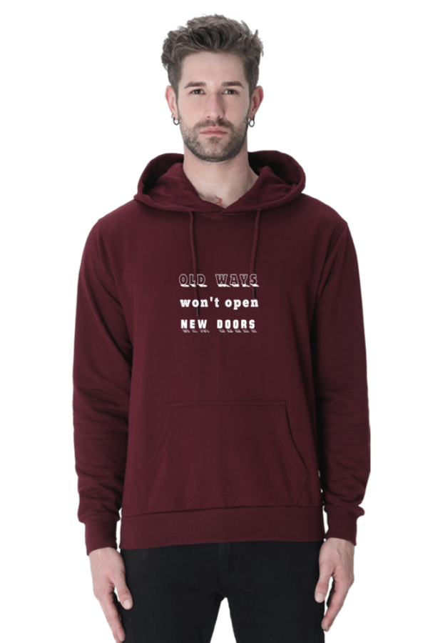 Men's printed hoodie with a subtle message - Image 3