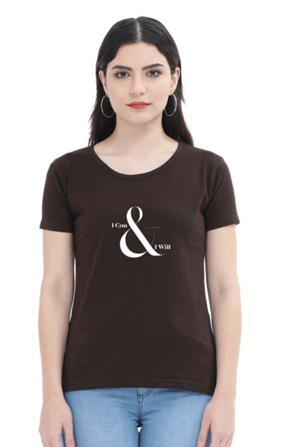 Trendy typography based cotton Tshirt for Women - Image 7