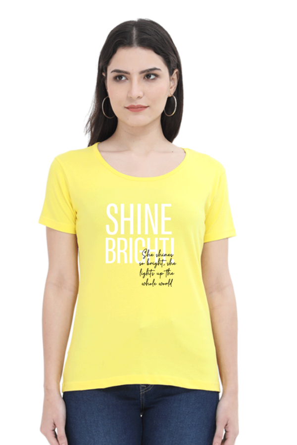 Eyecatching printed cotton Tshirt for Women - Image 2