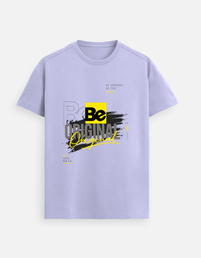 Be Original Typography Unisex Supima T-Shirt