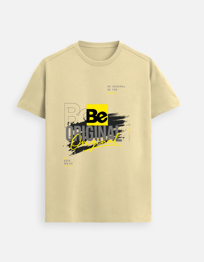Be Original Typography Unisex Supima T-Shirt - Image 4
